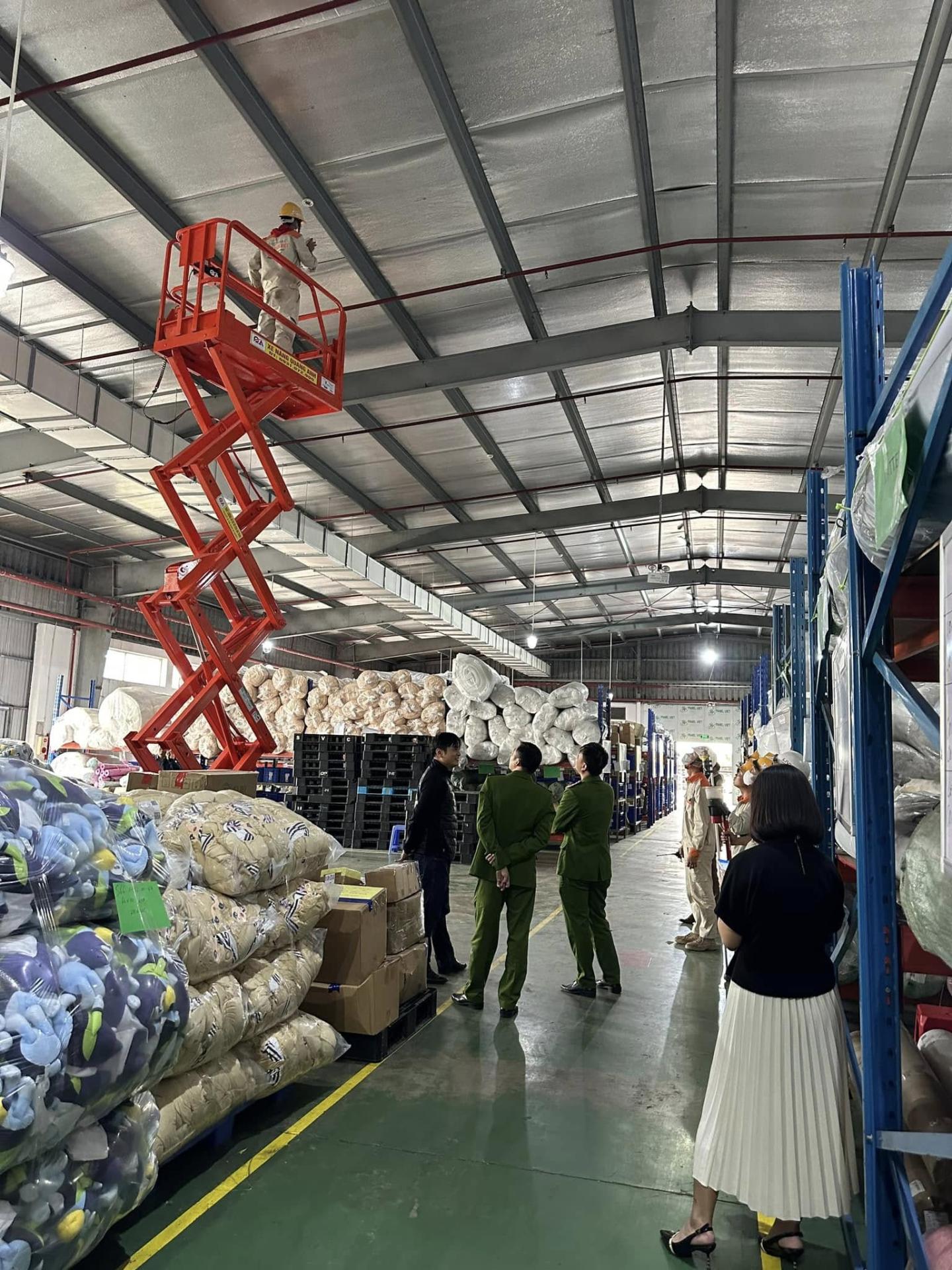 Nghiệm thu hệ thống PCCC 7 nhà xưởng KCN Phú Thái