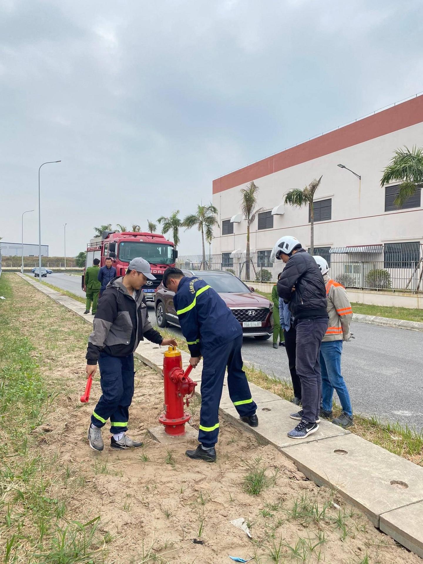 Nghiệm thu hệ thống cấp nước chữa cháy ngoài nhà KCN Deep C